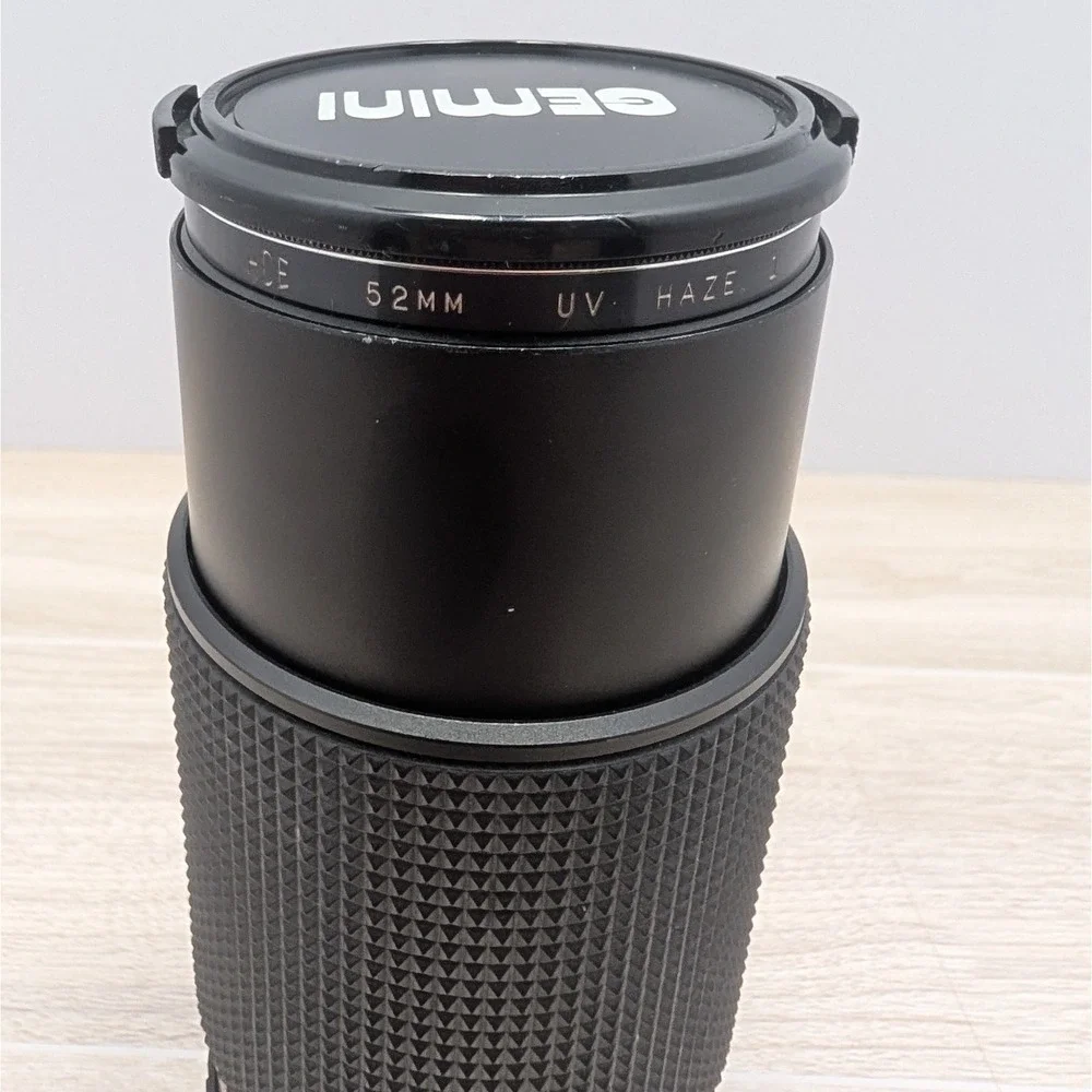 Gemini MC Auto Zoom Macro 80–200mm f/4.5 Lens Japan w/ 52mm UV Filter Caps